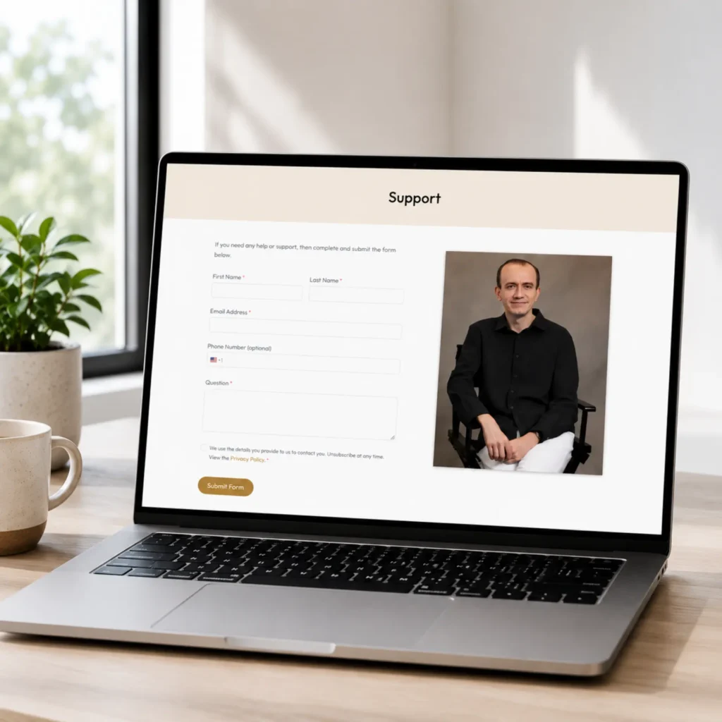 Home Page Support (1920 px by 1920 px)